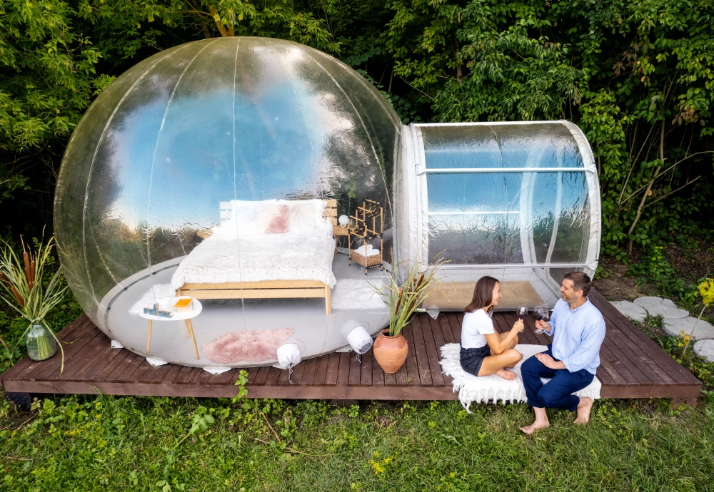 camping clear inflatable bubble tent